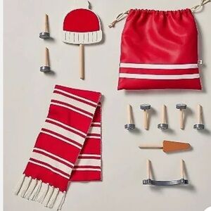 New HEARTH AND HAND WITH MAGNOLIA BUILD A SNOWMAN SET WITH BAG CHRISTMAS GIFT